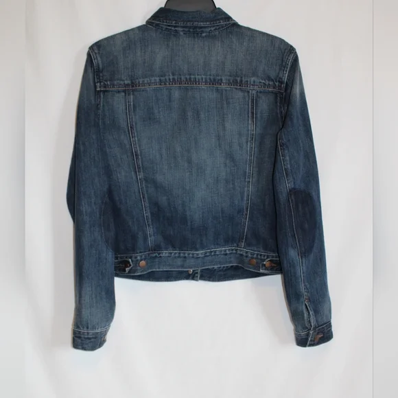 Gap 1969 Drop Pocket Yosemite Retro Modern Jacket Women's Medium Blue Denim Jean - Picture 7 of 9